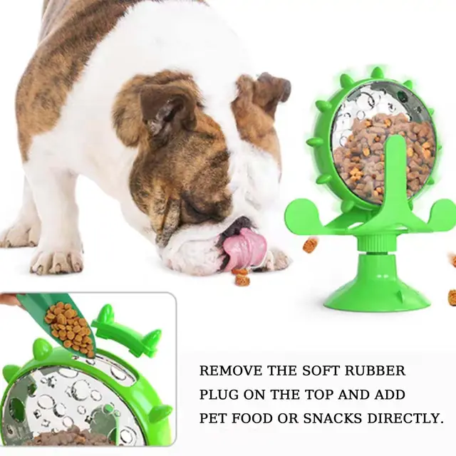 Cat Feeding Windmill Toy Interactive Slow Food Dispenser for Dogs and Cats Rotating Puzzle to Improve Iq and Pet Supply 5