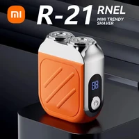 XIAOMI R-21 Electric Razor IPX7 Waterproof Shaving Ultra-clean Dual-head Magnetic Portable Digital Display Electric Beard Knife 1