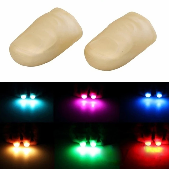 2PCS Lustige Neuheit Licht-Up Daumen LED Licht Blinkt Finger Zaubertrick  Requisiten Erstaunliche Spielzeug lade helle für zauberer - AliExpress