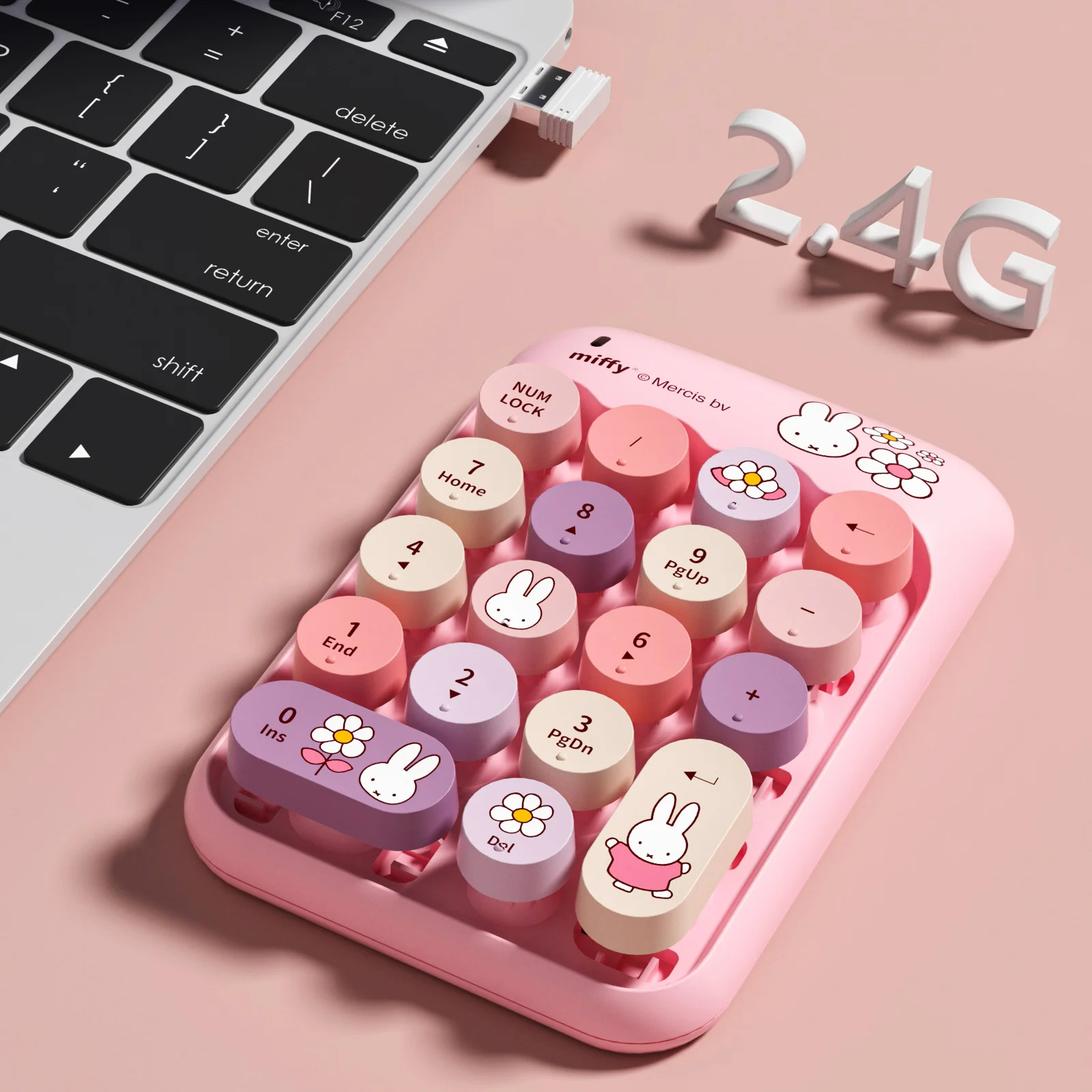 Mipow×Miffy ワイヤレスキーボード　マウス　パッド 楽天市場】【MIPOW正規代理店】ミッフィーの可愛いキーボード