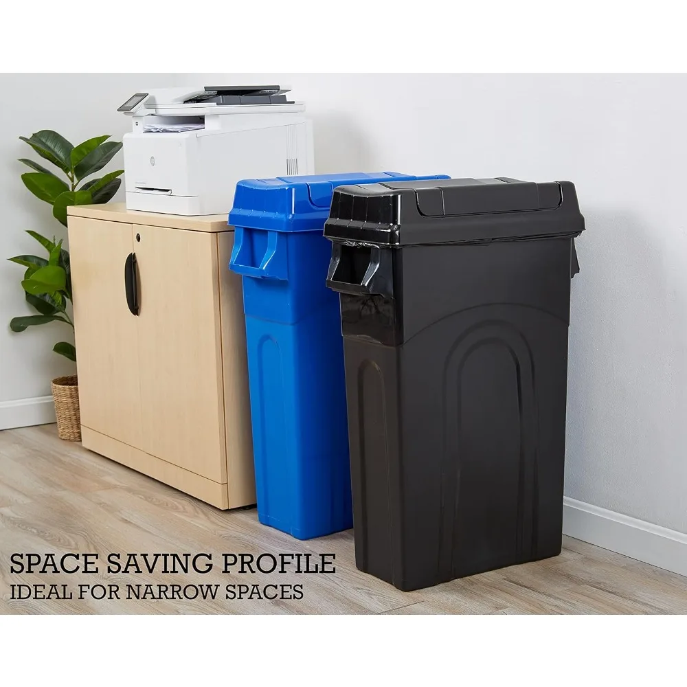 United Solutions 23 Gallon Highboy Heavy-duty Plastic Recycling