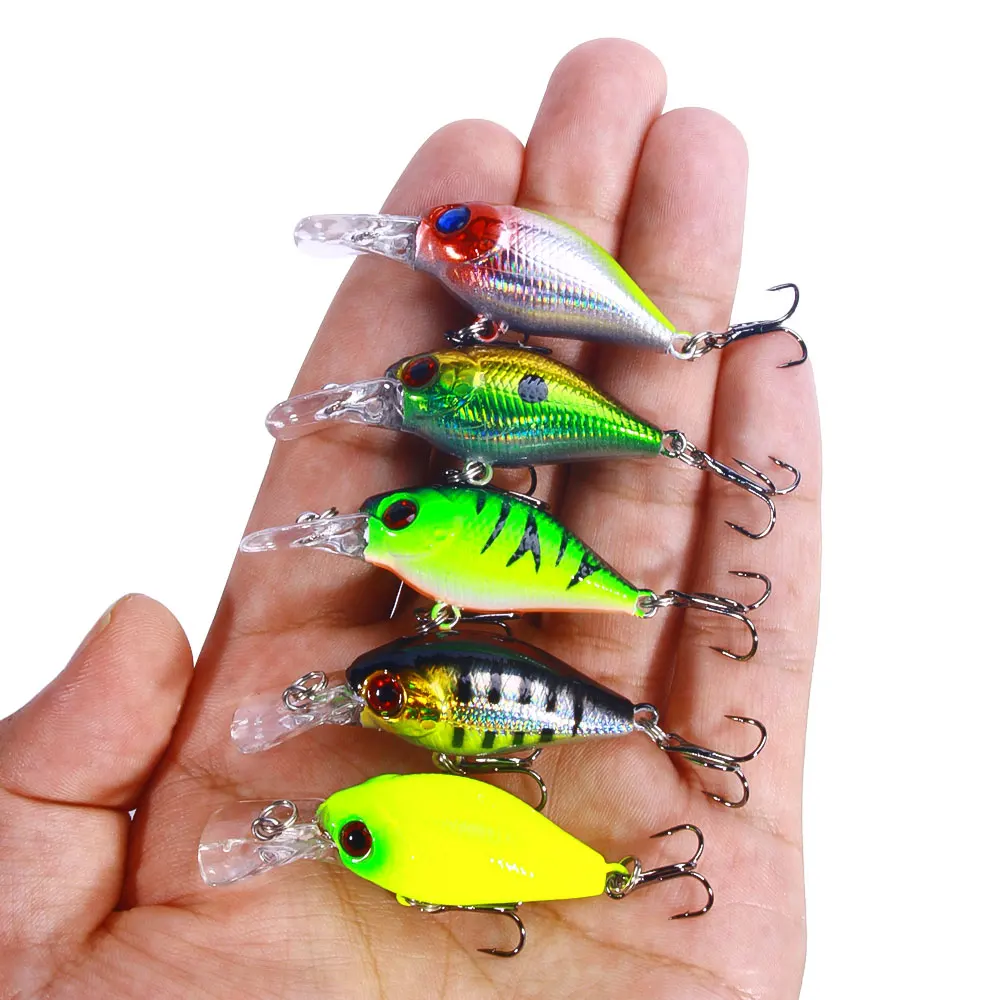 Acheter HENGJIA 6 pièces leurres de pêche méné bicolore leurre souple 9 cm appâts artificiels Jerkbaits Swimbait T queue pour brochet et bar