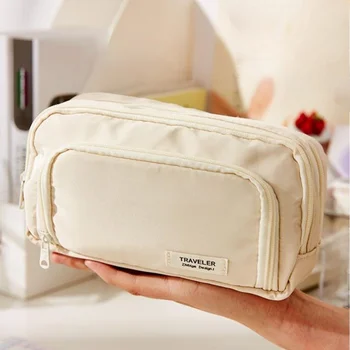 Astuccio per matite di grande capacità Astucci scolastici estetici Astuccio per cancelleria coreano per ragazza Astuccio per penne per bambini Materiale scolastico per studenti