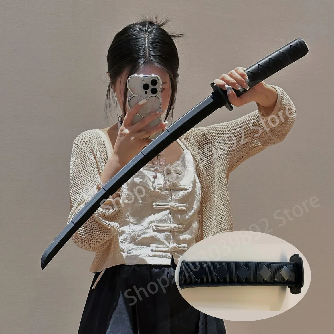 3D Gravity Knife Katana Stretchable Cos Decompression Creative Retractable Katana Toy 3D Printing Gravity Sword Gifts For Friend 4