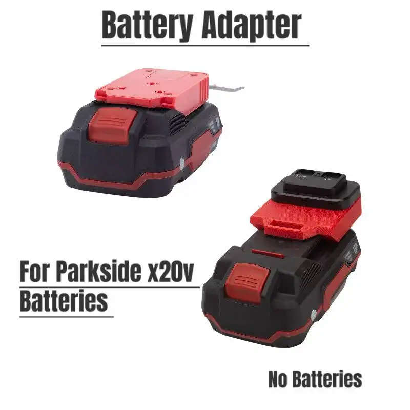 For Lidl Parkside 20V TEAM Batteries USB Charging Adapter Power