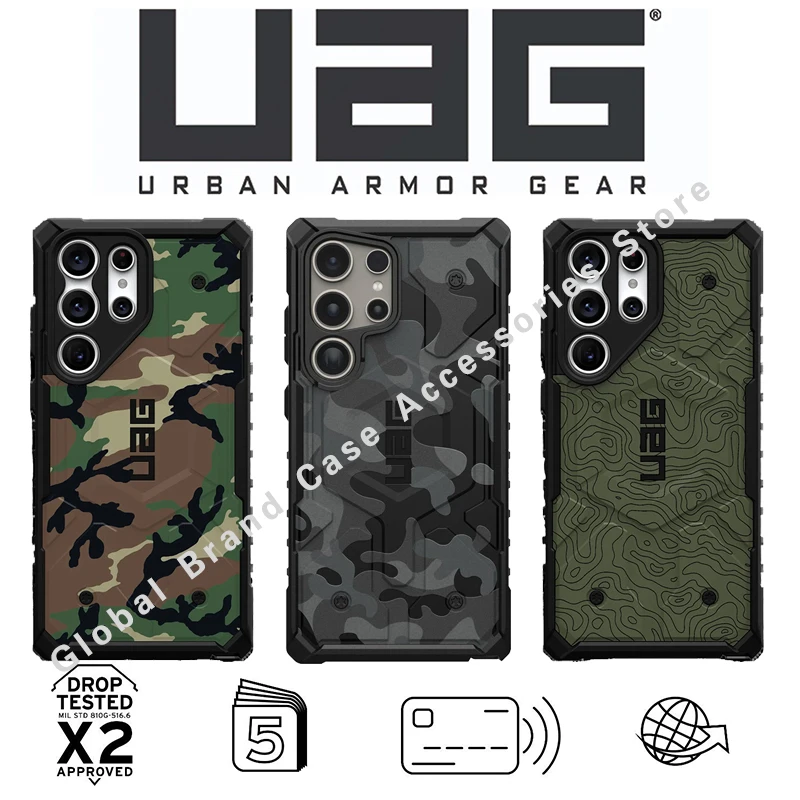 Чехол UAG для телефона Pathfinder для Samsung Galaxy S24 S23 Ультра чехол военный чехол для Galaxy S24 S23 Plus защитный чехол