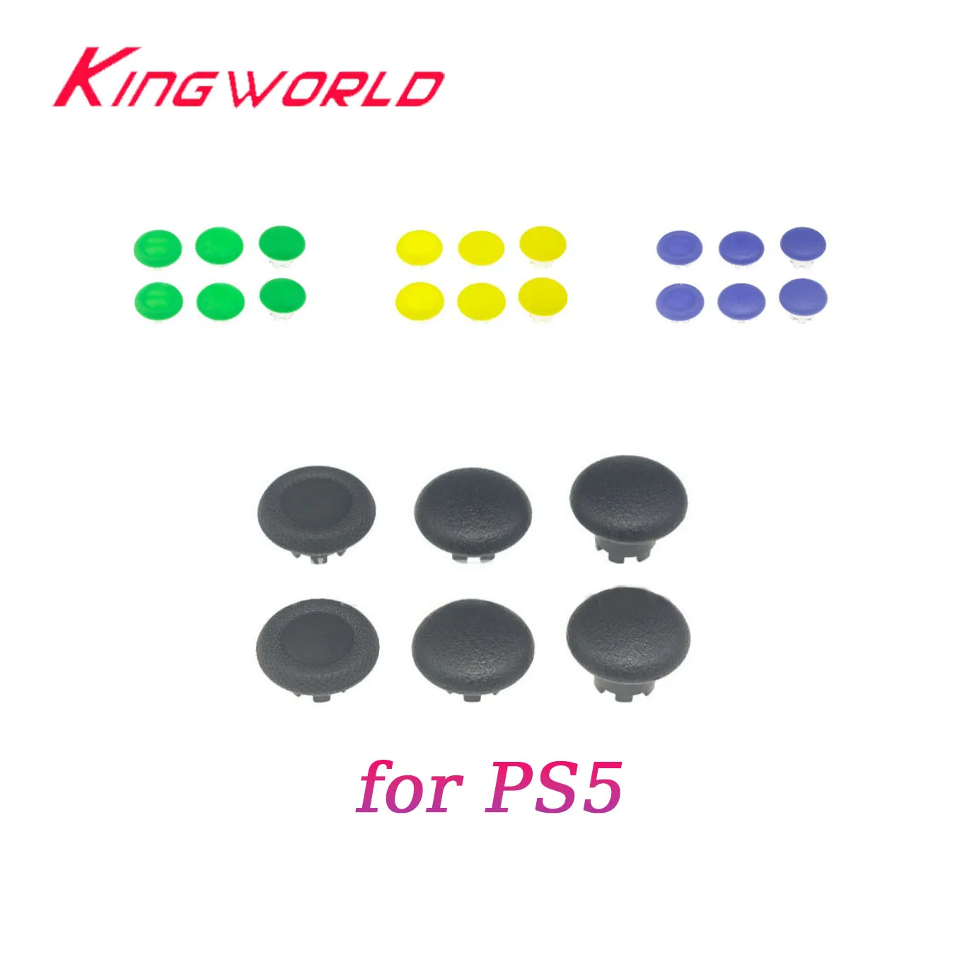 6Pcs 3D Joystick Button Cap Protection Per Ps5 Edge Elite Joystick Gamepad Joystick Thumb Stick Grip Cap Accessori Di Ricambio