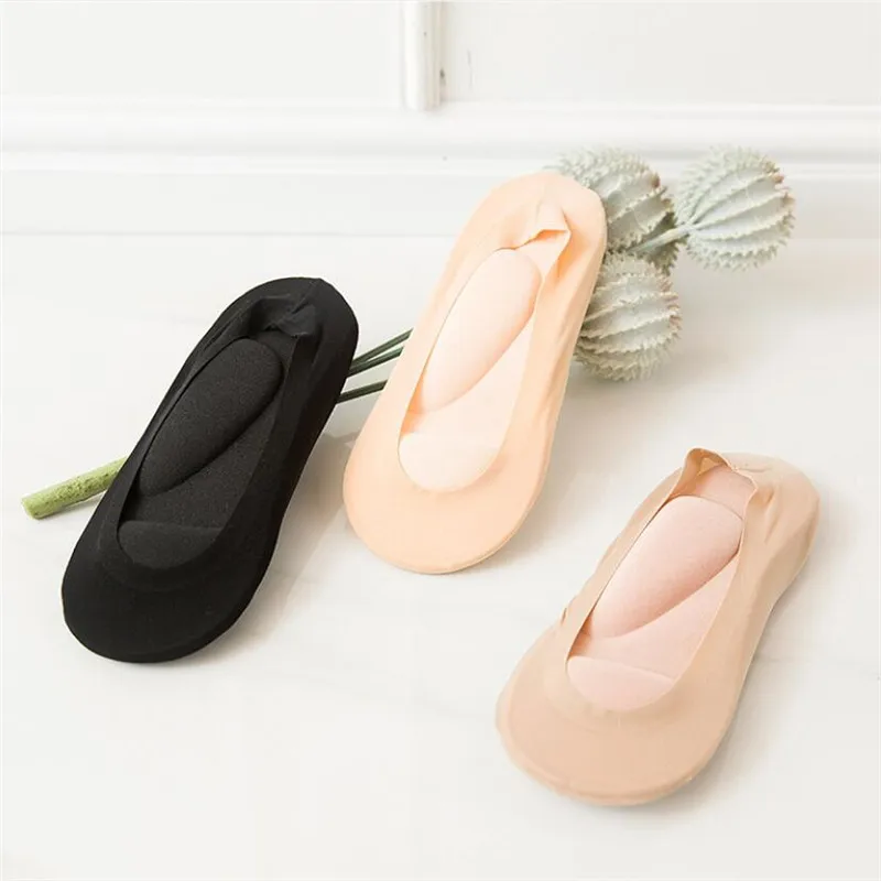 

1/Pair 3D Women Insoles Stretch Breathable Deodorant Running Cushion Insoles For Invisible Sock Insole Shoes Sole Orthopedic Pad