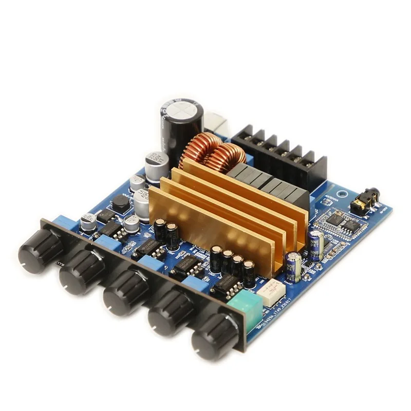 

NEW DC24V-45V TPA3223 400W+200*2 High Power 2.1 Channel QCC3034 Bluetooth 5.1 PCM5102 Decode Audio Amplifier Board