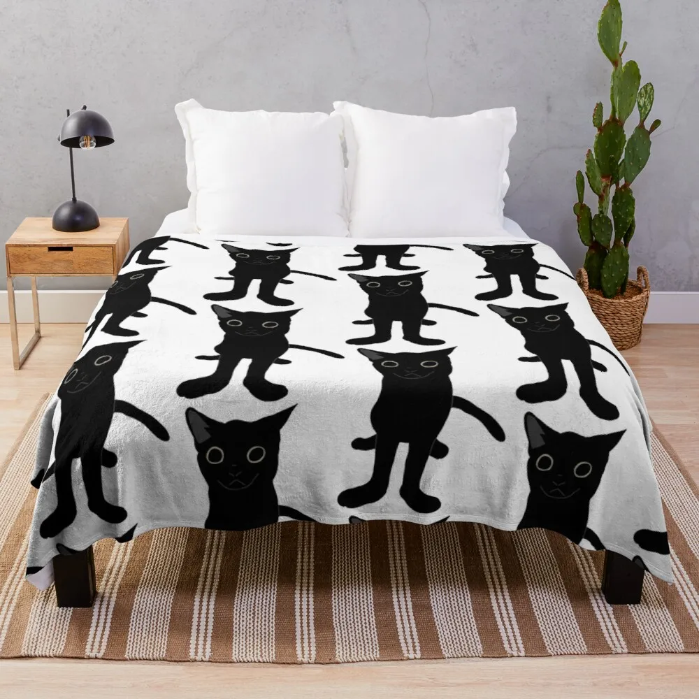 

Big foot baby jinx Throw Blanket Large Knitted Plaid