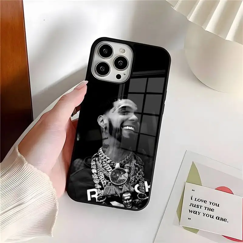 Luxury Design Rapper Anuel AA Phone Case - PC+TPU Back Cover