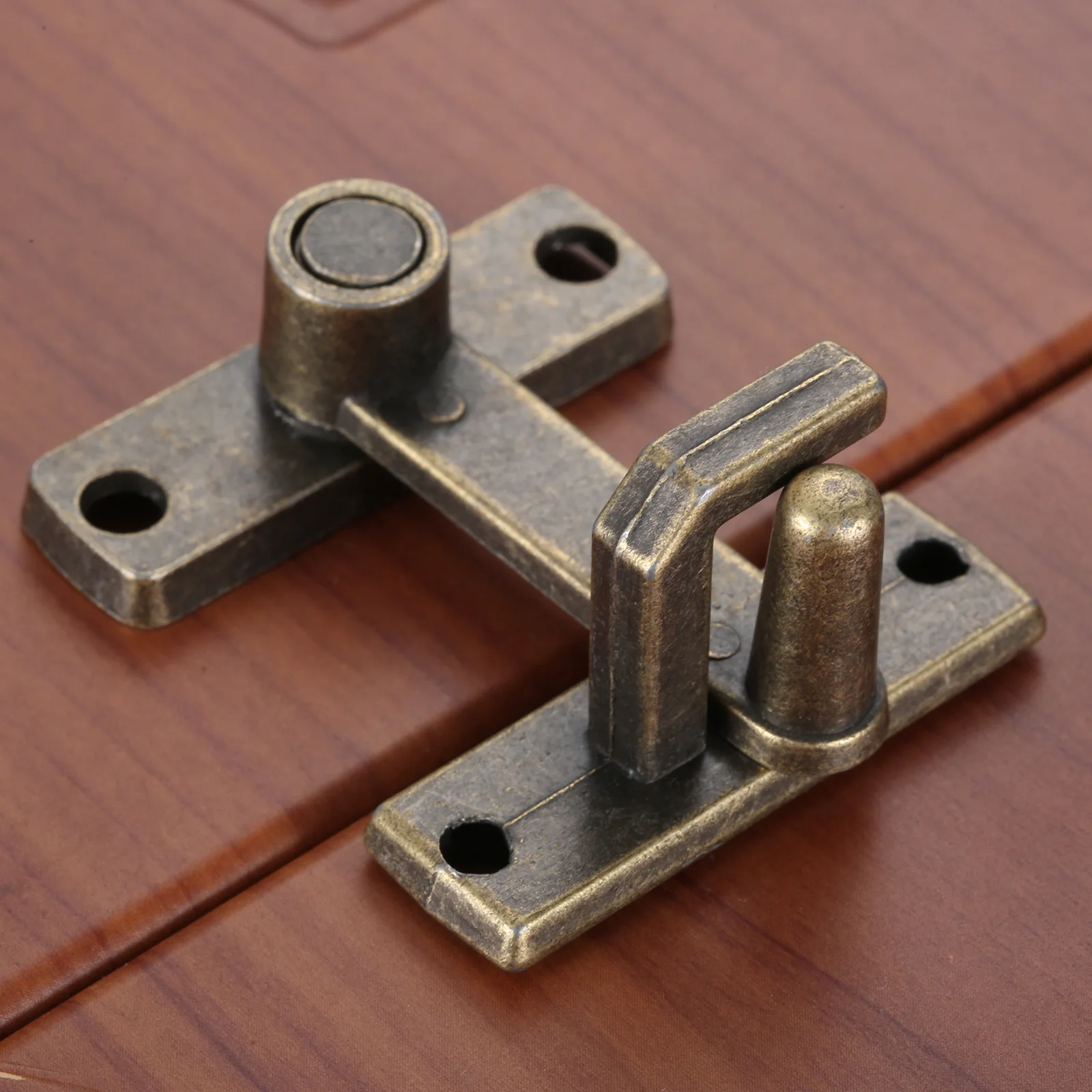 1 PC Bronze Sliding Window Door Lock Handle Metal Door Latch Guard Latch Bolt With Screws Home Safety Chain Home Hardware