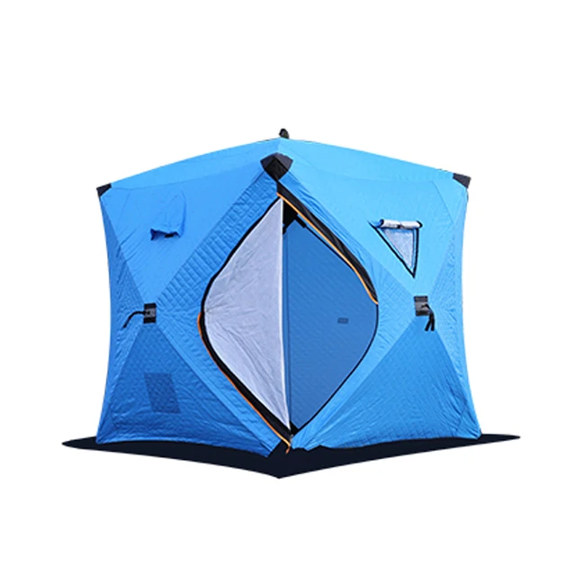 4 Person Ice Fishing Shelter, Waterproof Oxford Fabric Portable