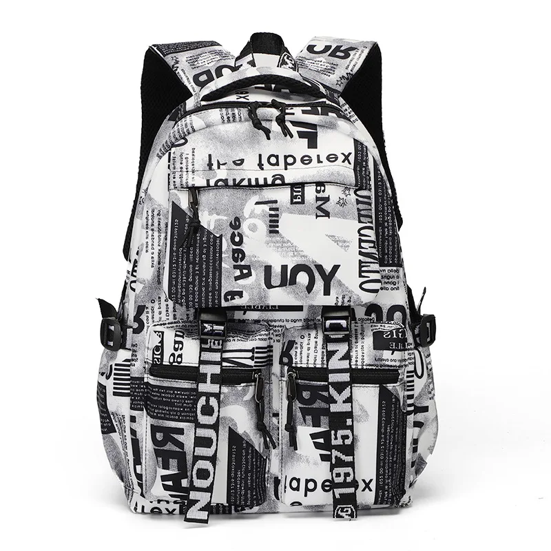 new fashion school backpack for teenage boys cool schoolbag waterproof travel backpack college
