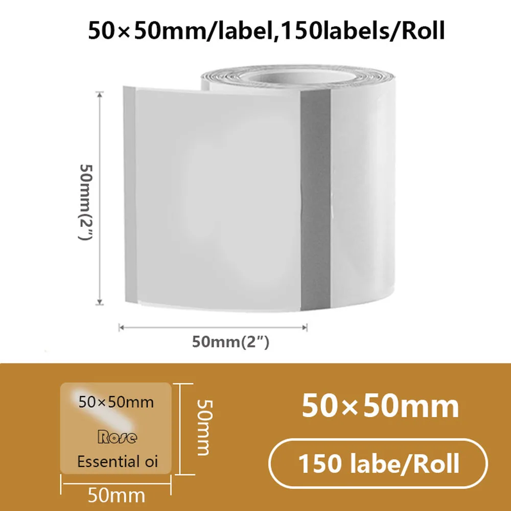Elegant Silver/Gold Thermal Sticker Seal Labels for Festival Crafts and Party Decorations