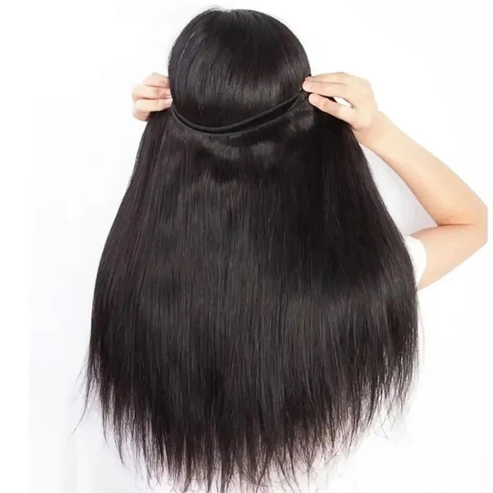 Eddfine 10-40 Inch Bone Straight Human Hair Bundles Brazilian Human Hair Weave Bundles 40 Inch Bundles Hair Extensions 5