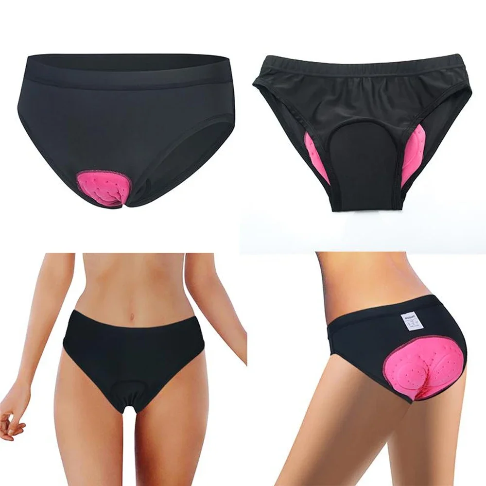 Women Cycling Underwear 3D Padded Shockproof Mountain MTB Bicycle Shorts Riding Bike Sport Underwear Tights Shorts