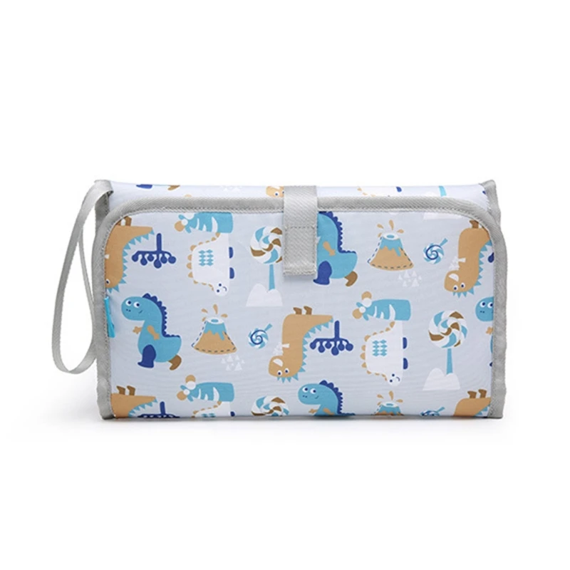 

Changing Pad Portable Baby Diaper Changing Mat Newborn Essentials Must Haves Clutch Station Cartoon Animals Print