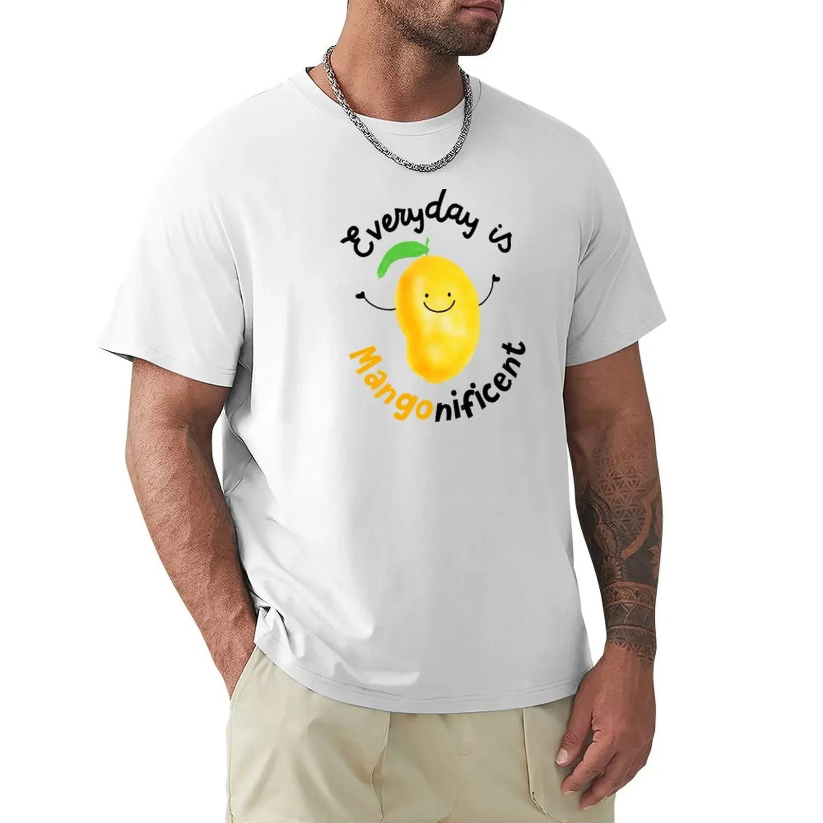 

Everyday is Mango nificent - Punny Garden T-shirt korean fashion animal prinfor boys men clothings