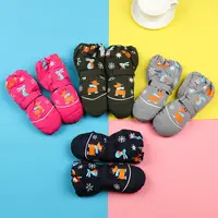 Children Winter Rabbit Gloves Baby Girls Waterproof Windproof Snow Gloves Kids Boy Thick Warm Ski Mitten For 2-6 Years Old 2