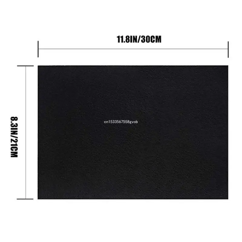 Black Felt Fabric Adhesive Sheets with Sticky Glue Back for Art & Crafts