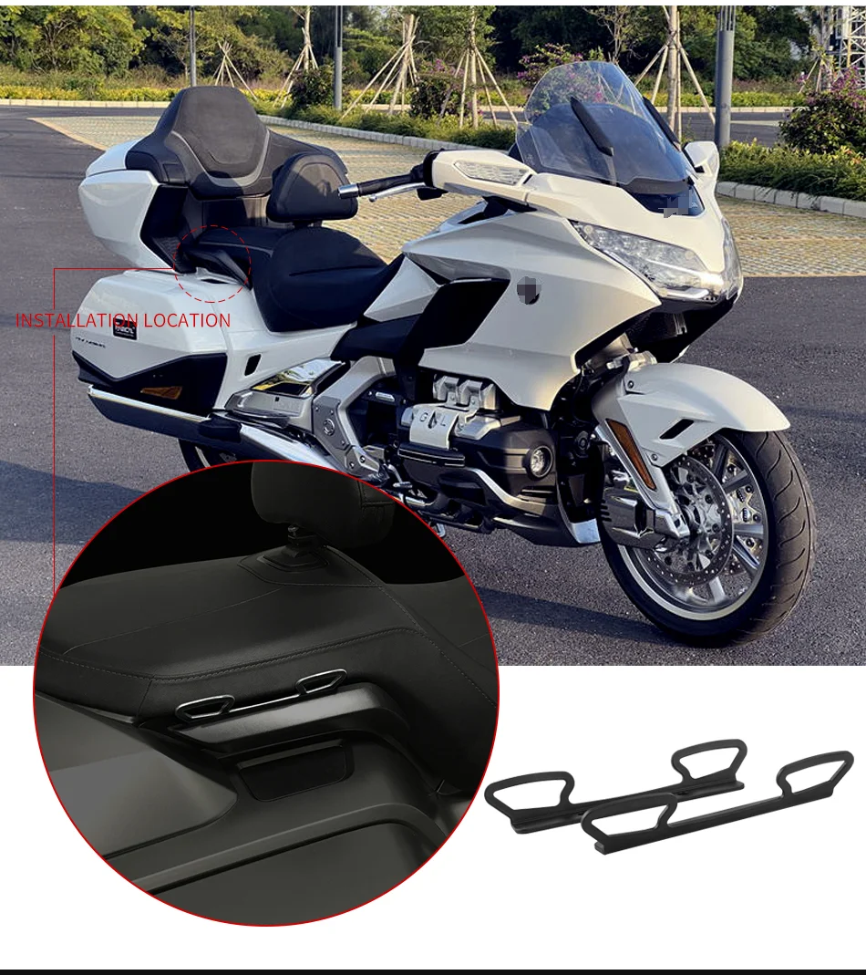 panical motorcycle rear seat luggage rack suitable for Honda GoldWing-1800 F6B moving cargo transport luggage buckle
