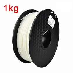 Premium PLA 3D Printing Filament - Silver, Black, Marble Options Available (White - 1kg)