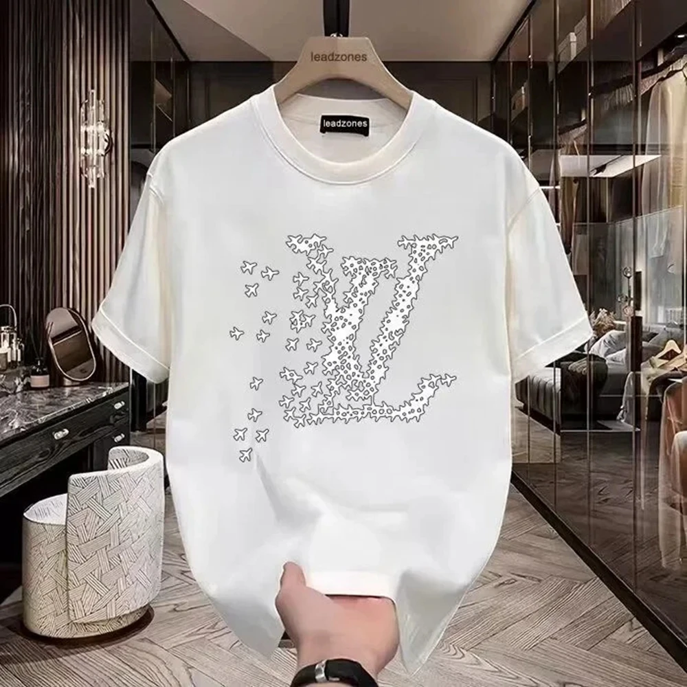 Hot Sale Men Women Casual T Shirt Designer Tees Print Short Sleeve Oversized Top Round Neck Men Women Cotton T-Shirts 71304 4
