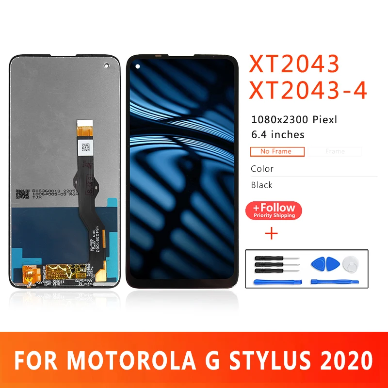 

6.4 inch Premium Quality LCD For Motorola Moto G Stylus 2020 Display Screen Touch For Moto XT2043 XT2043-4 LCD Replacement Parts
