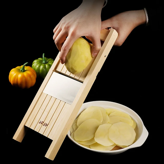 Potato Slicer Adjustable Thin Thick Potato Cucumber Shredding Chips Tool