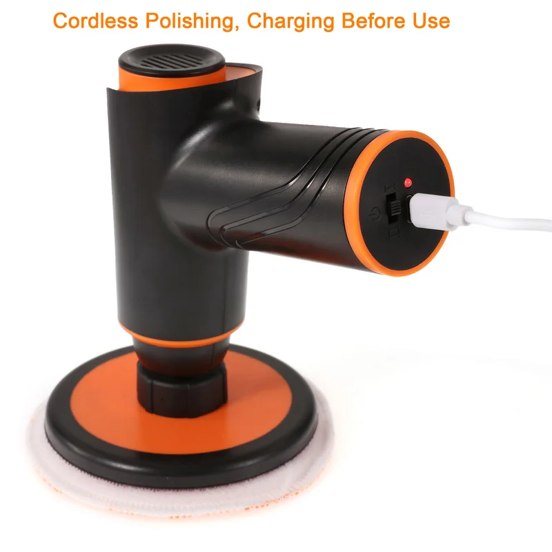 Wireless Electric Car Polisher Waxing Polishing Machine Scratch Paint Grinder Polisher Waxer Machine for Auto Car Home