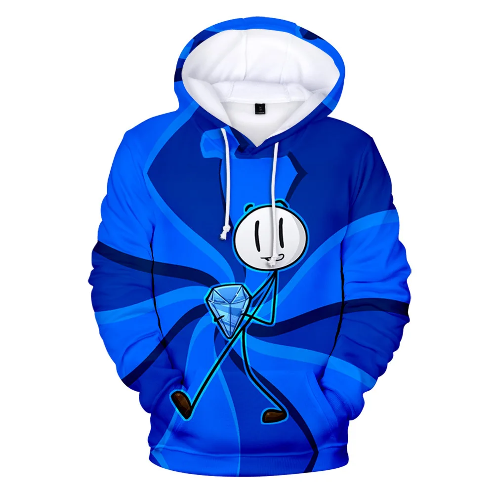 

Kid's Cool Sweatshirt Men/Women Kpop 3D Hoodie Pullovers Casual Hooded 3D Print The Henry Stickmin Collection Pullovers kids/Ch