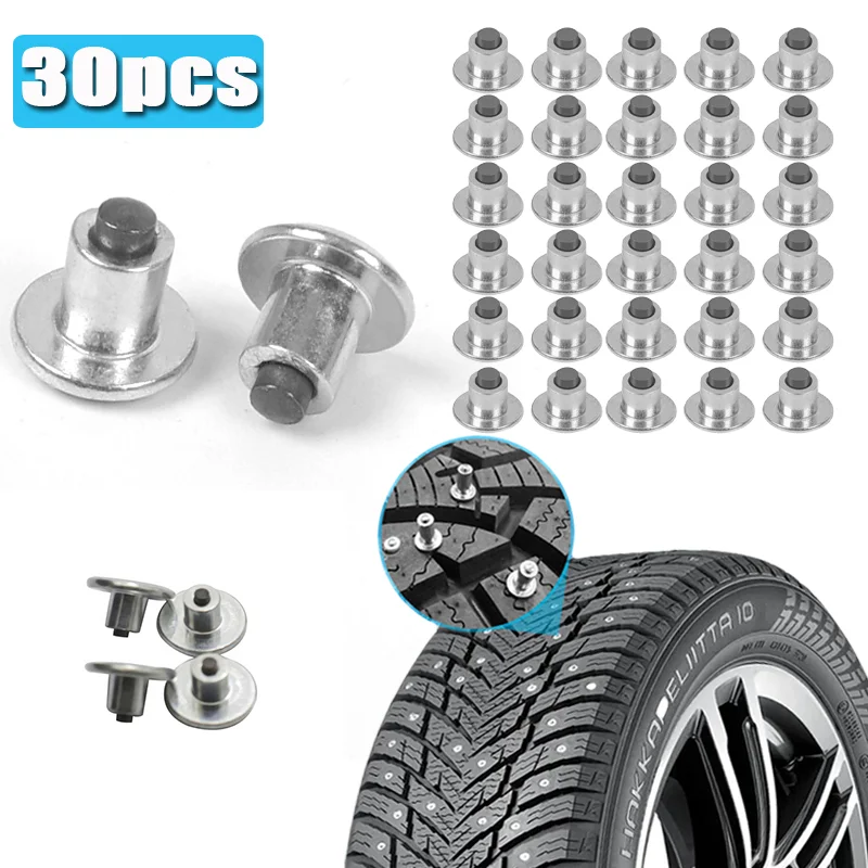 30PcsMotorcycleBikeCarUniversalSnowingSpikesTireCleatsShoe