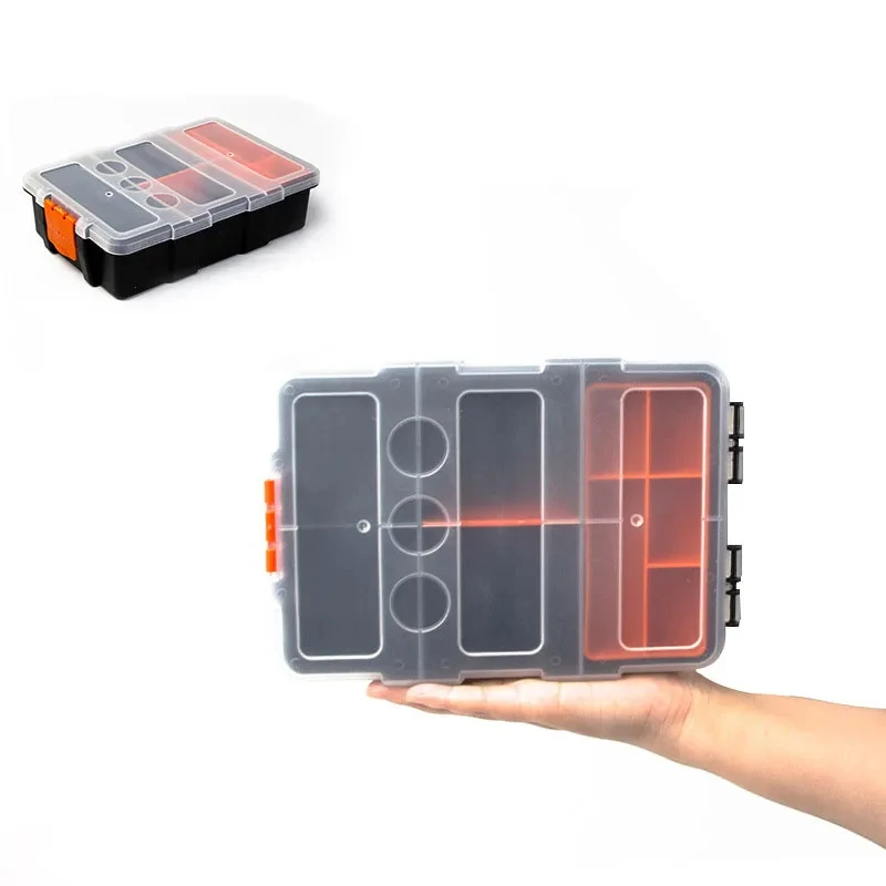 플라스틱 도구 상자 나사 못 너트 볼트 운반 케이스 수공구 보관 상자