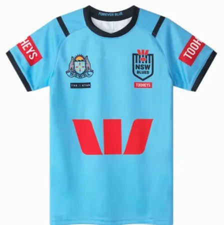 NSW Blues Men's Home Jersey /24 NSW BLUES STATE OF ORIGIN JERSEY RUGBY TRAINING JERSEY SHORTS size S-5XL