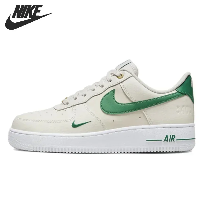 Nike-Air Force 1 Low 07 Lotion Board, Pres Des Chaussures Unisexes, Beige, Vert, Pour Hommes Et Femmes
