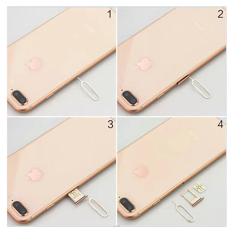 100PCS Universal SIM Card Cleaning NeedleTray Eject Pin Ejector Removal Tool