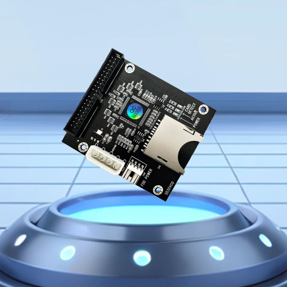 High-Speed SD Card to IDE Adapter 3.5 Inch Support Hot Swapping Compatible with DOS Linux Windows XP for Data Transfer