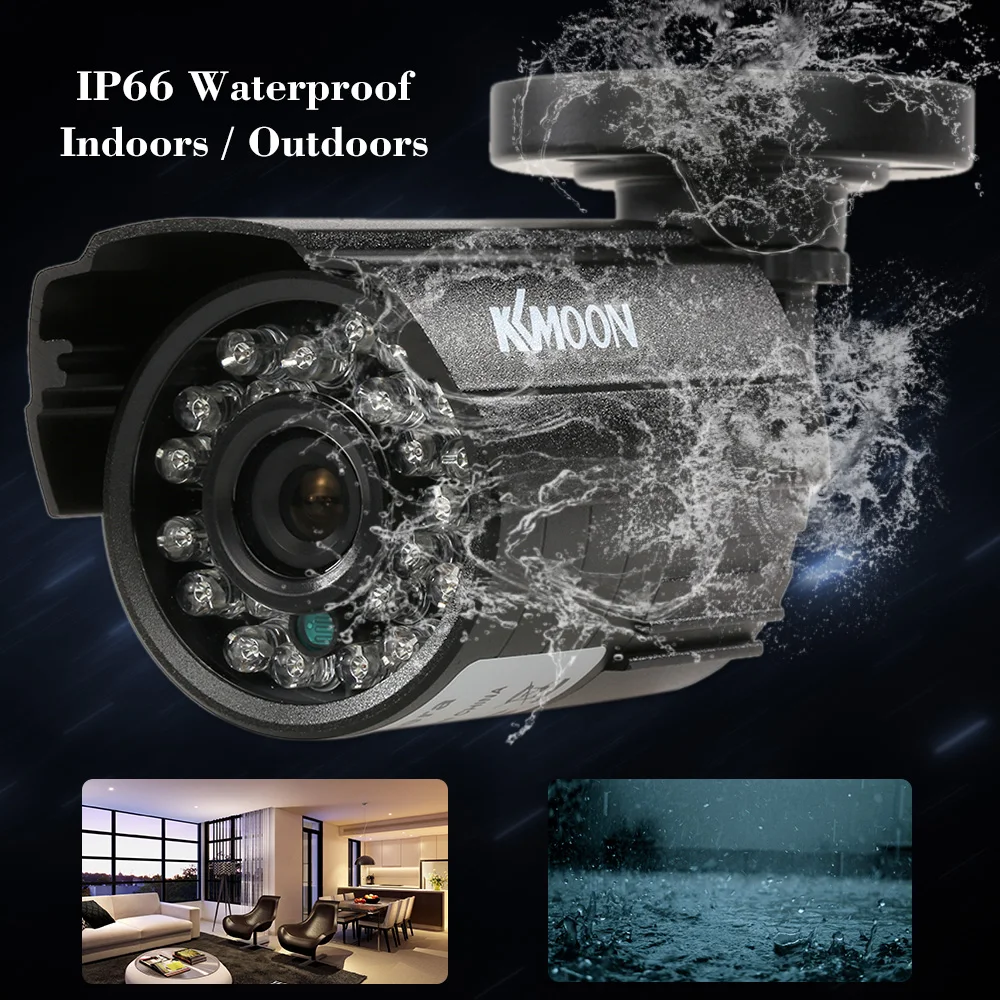 200TVL Analog Camera CCTV Bullet Camera 24 IR Lamps Night Vision 1/3’’ CMOS IR-CUT Waterproof For Home Security PAL System 6