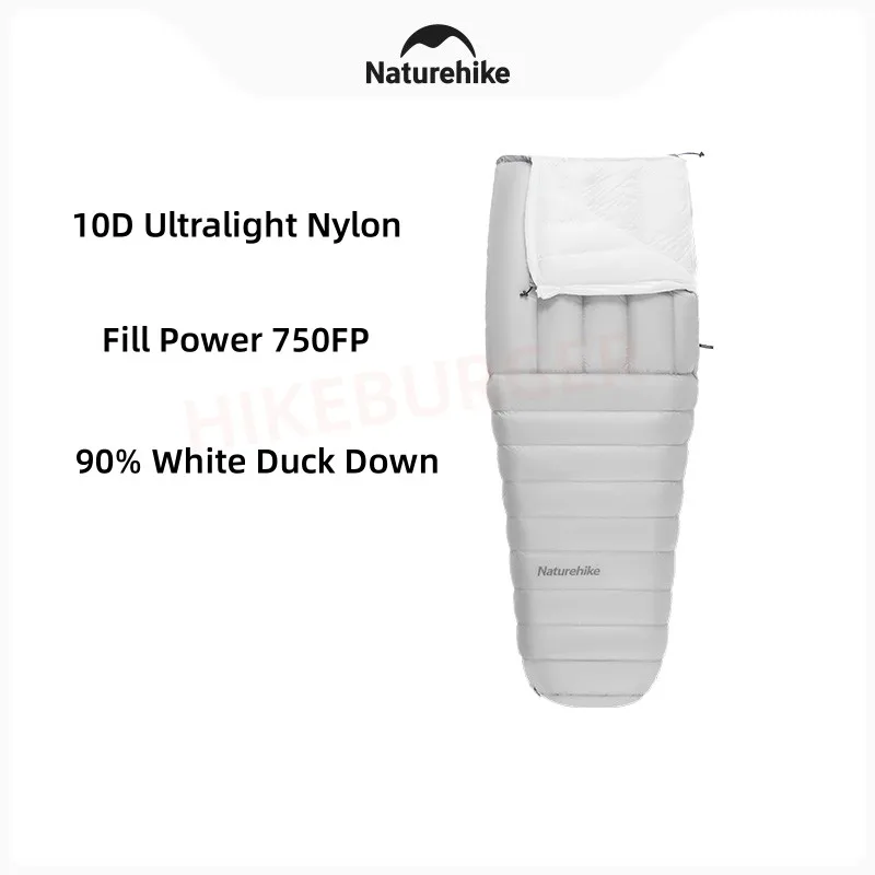 Naturehike Yanhuo Quilt Outdoor Ultralight Sleeping Bag Camping Down Thinckened Coldproof Quilt Winter Keep Warm