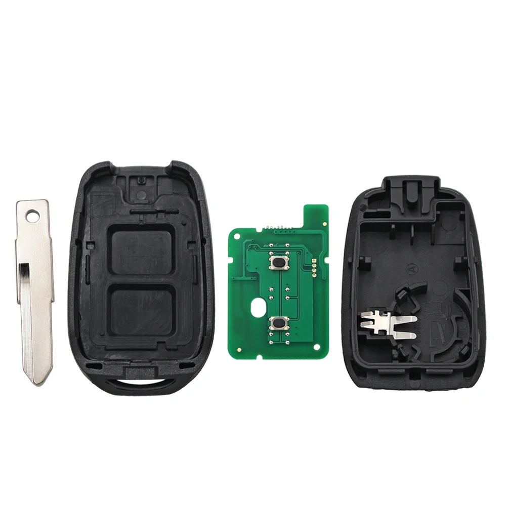 Ecusells Remote key 2 button 434MHZ with 4A PCF7961M chip for Renault Sandero Dacia Logan Lodgy Dokker Duster Kwid