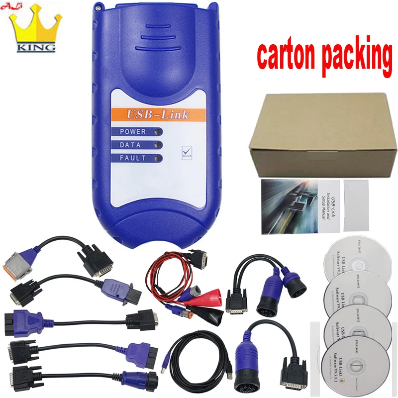 Nex Iq Usb Link Truck Diesel Interface Obd Fault Diagnostics Scanner Con Software Per Strumenti Diagnostici Scanner Per Camion Pesanti