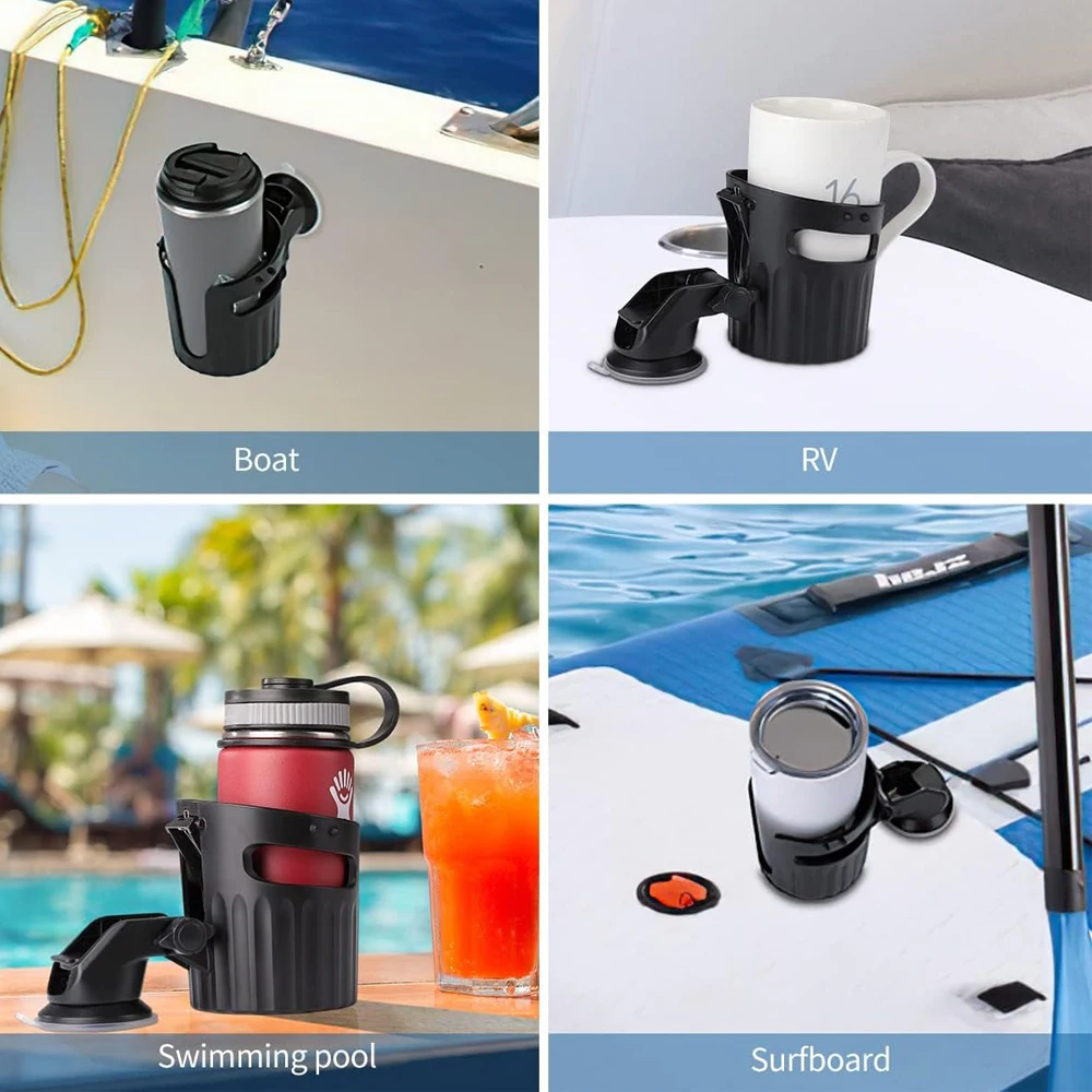 Suction Cup Stainless Steel Drink Holders For Boats Marine Suction