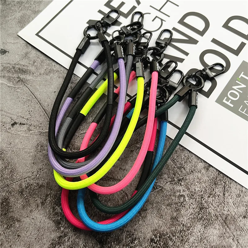 Versatile Metal Keychain with Lanyard Strap