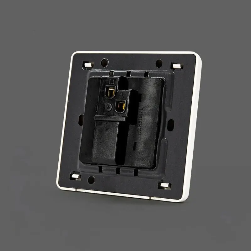 Square 86x86mm NO/COM Surface Plastic Panel Push Lock Release Switch Door Access Control System Exit Button