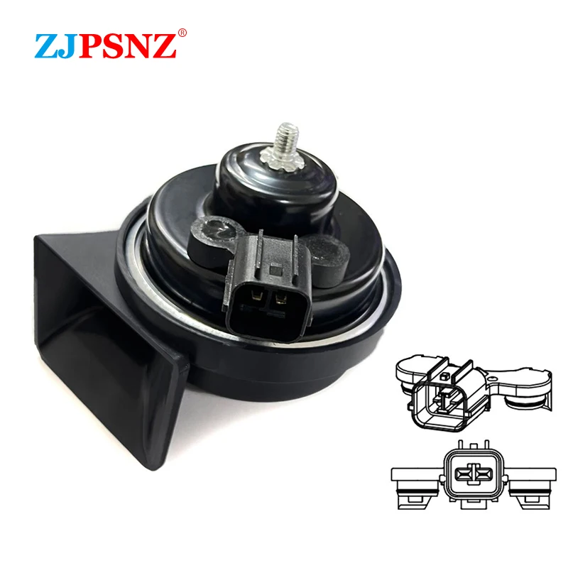 Car Siren Horn Car Air Horn Car Snail Horn With Male Plug Socket Dedicated Horn Socket Conversion Plug 12V