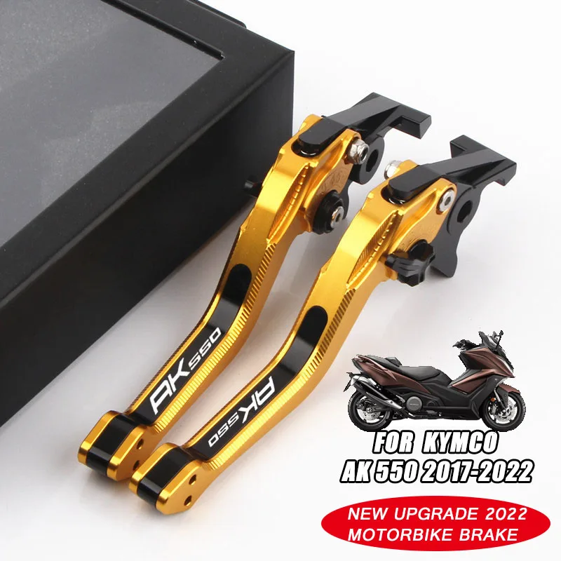 

AK550 LOGO For KYMCO AK 550 2017-2022 2021 2020 New High Quality Motorcycle Accessories 3D CNC Adjustable Brake Clutch Lever