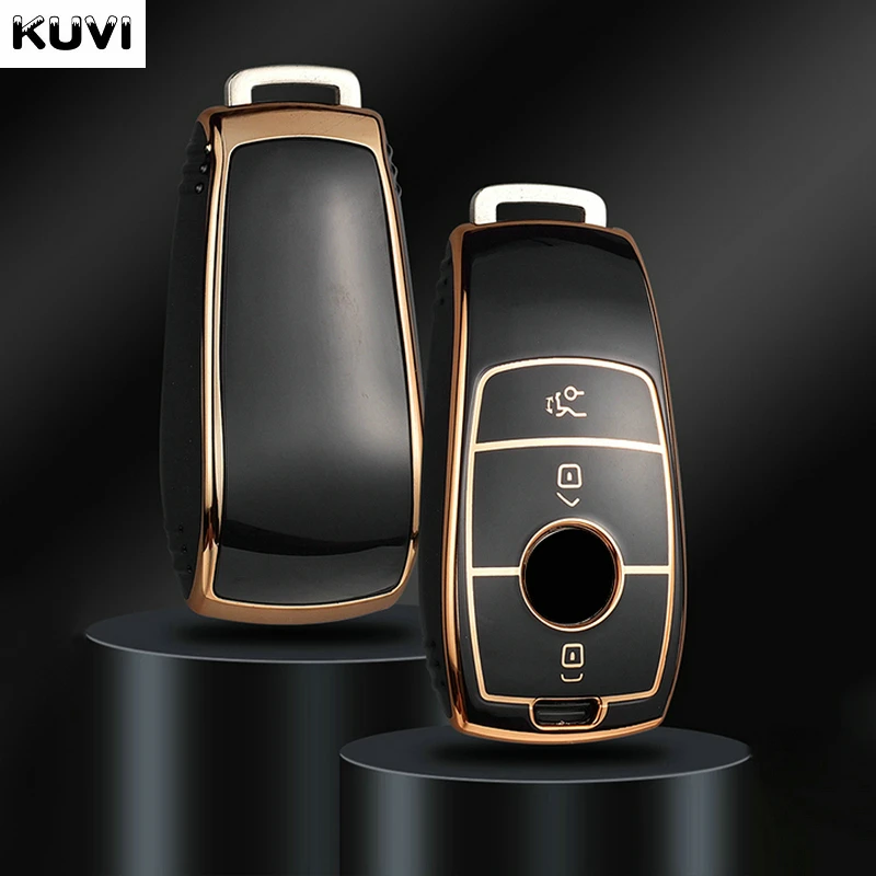 Car Key Case Cover For Mercedes Benz A C E S G Class GLC CLE CLA W177 W205 W213 W222 X167 AMG