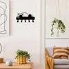 Hangers 1pc Racing Car Ornaments Metal Key Holder Wall Mount Hook Art Modeling Decorative Accessories Wall Mount Hook Hanger 6