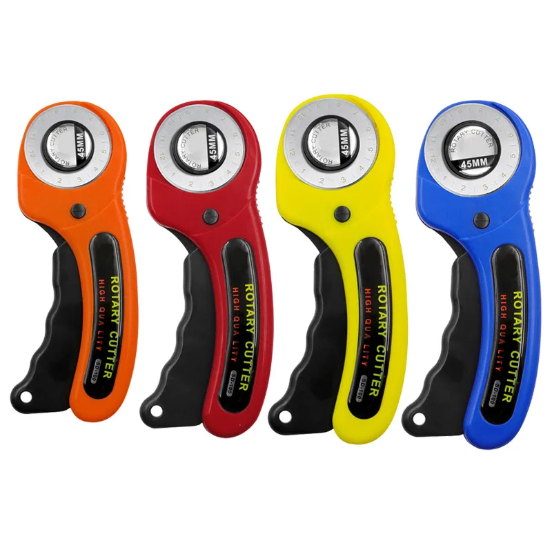 Taglierina Rotativa Professionale 45 Mm - Per Tessuti E Carta, Lama Affilata, Ergonomica Per Destri E Mancini - Foto 6